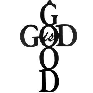 GOOD God Christian Metal Wall Sign