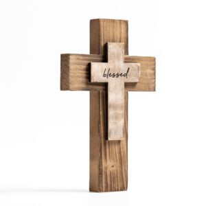 Blessed Wooden Cross Decor