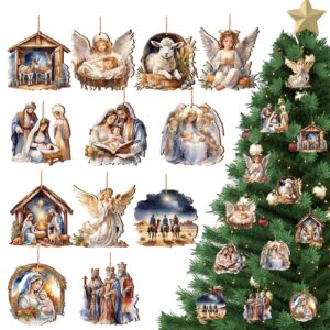 Nativity Christmas Ornament Set