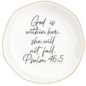 God Is Within Her, She Will Not Fall Psalm 46:5 Decorative Tray
