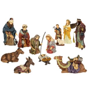 Rustic Nativity Figurine Set, 9" Tall