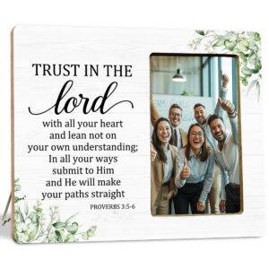 Trust in the Lord Scripture Photo Frame