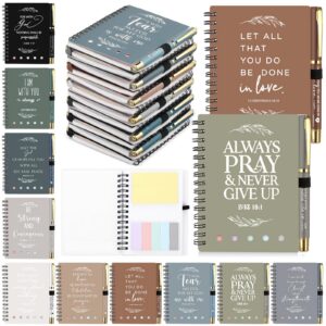 Boho Bible Verse Spiral Notebook – 1 Corinthians 16:14