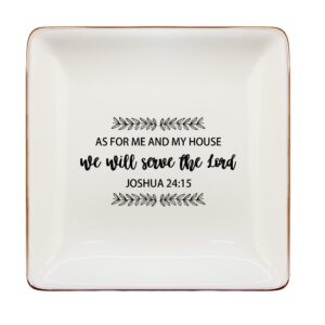 As For Me and My House We Will Serve the Lord Decorative Tray