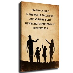Proverbs 22:6 Framed Wall Art